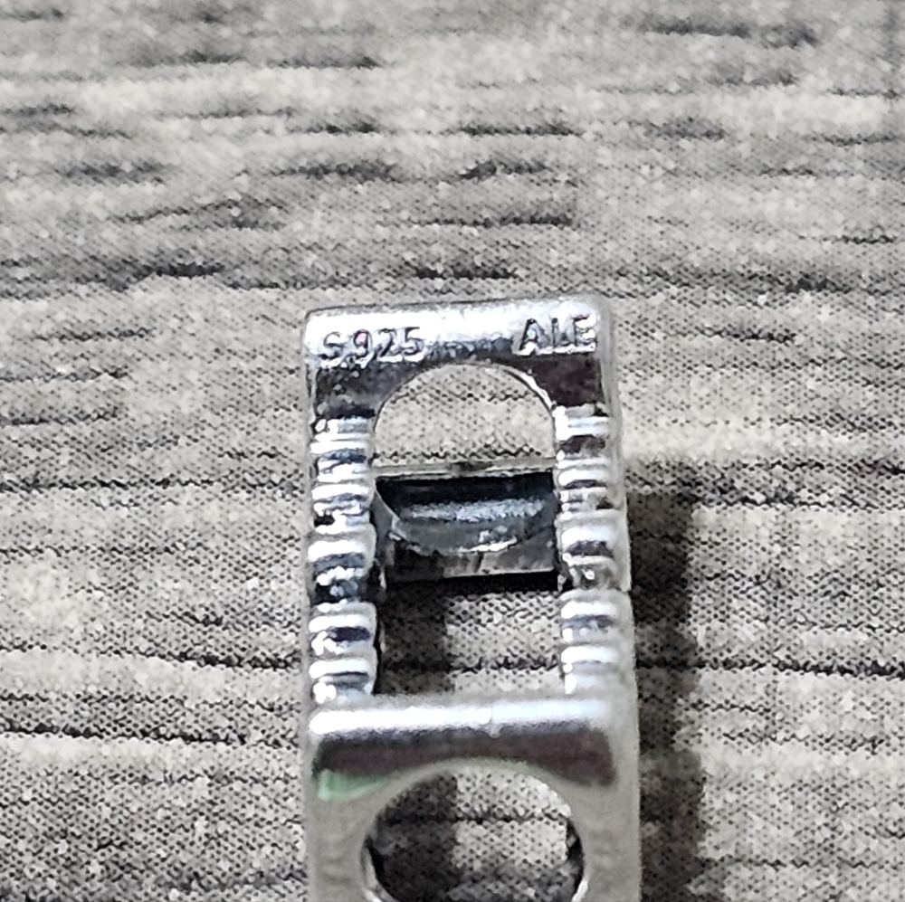 Authentic Pandora Amore Script Charm - image 4